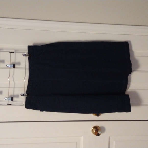 Denim&Co Dresses & Skirts - Dark Blue Denim&Co Skirt,NEW size L